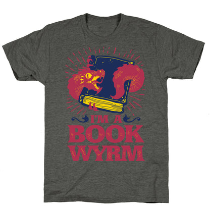 I'm a Book Wyrm Unisex Triblend Tee