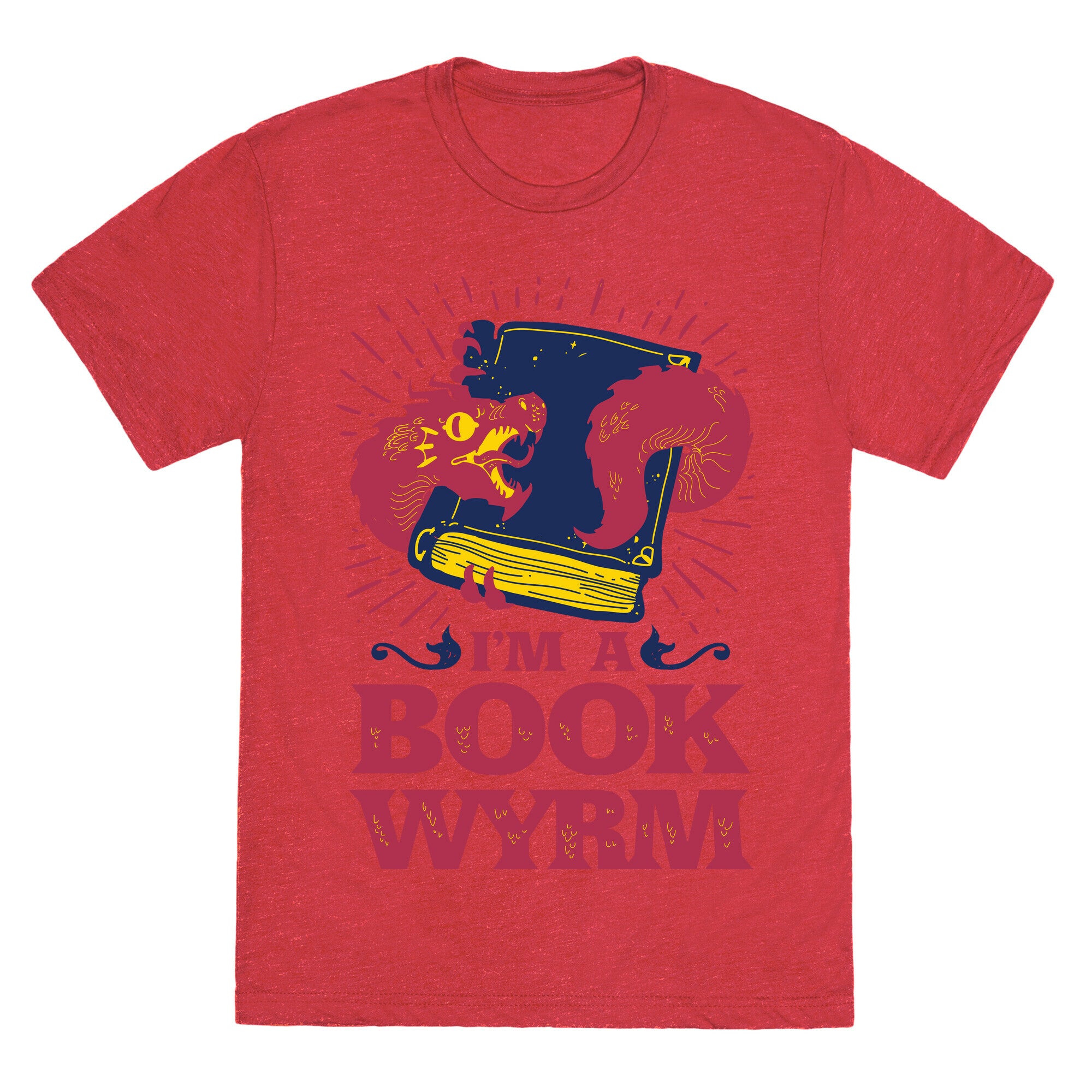 I'm a Book Wyrm Unisex Triblend Tee