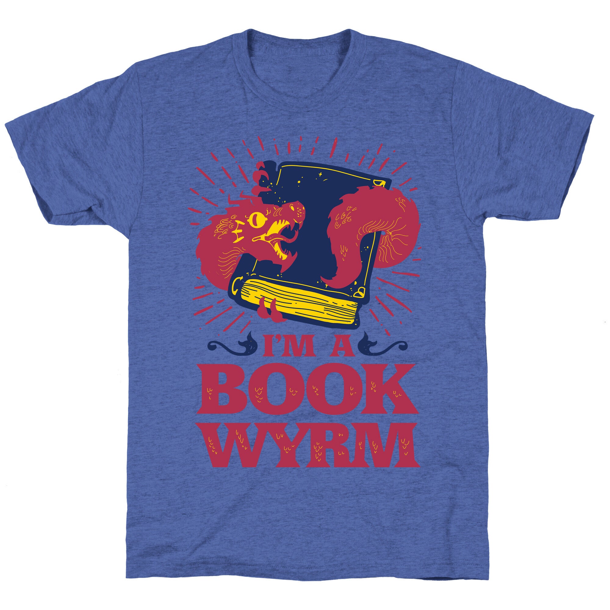 I'm a Book Wyrm Unisex Triblend Tee