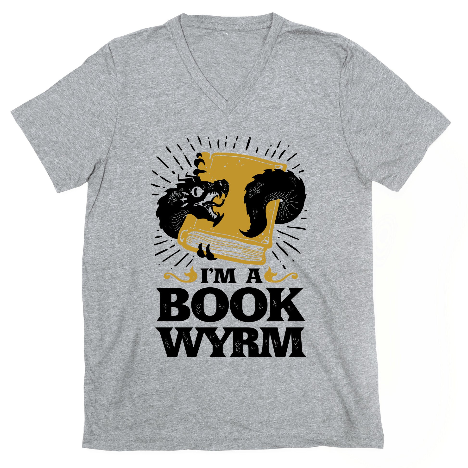 I'm a Book Wyrm V-Neck