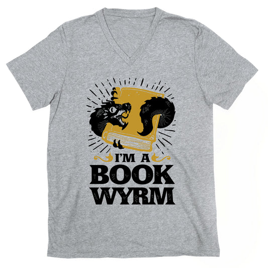 I'm a Book Wyrm V-Neck