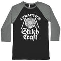 I Practice Stitchcraft Baseball Tee