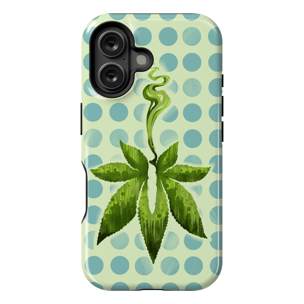 Green Leaf- Cannabis Phone Case