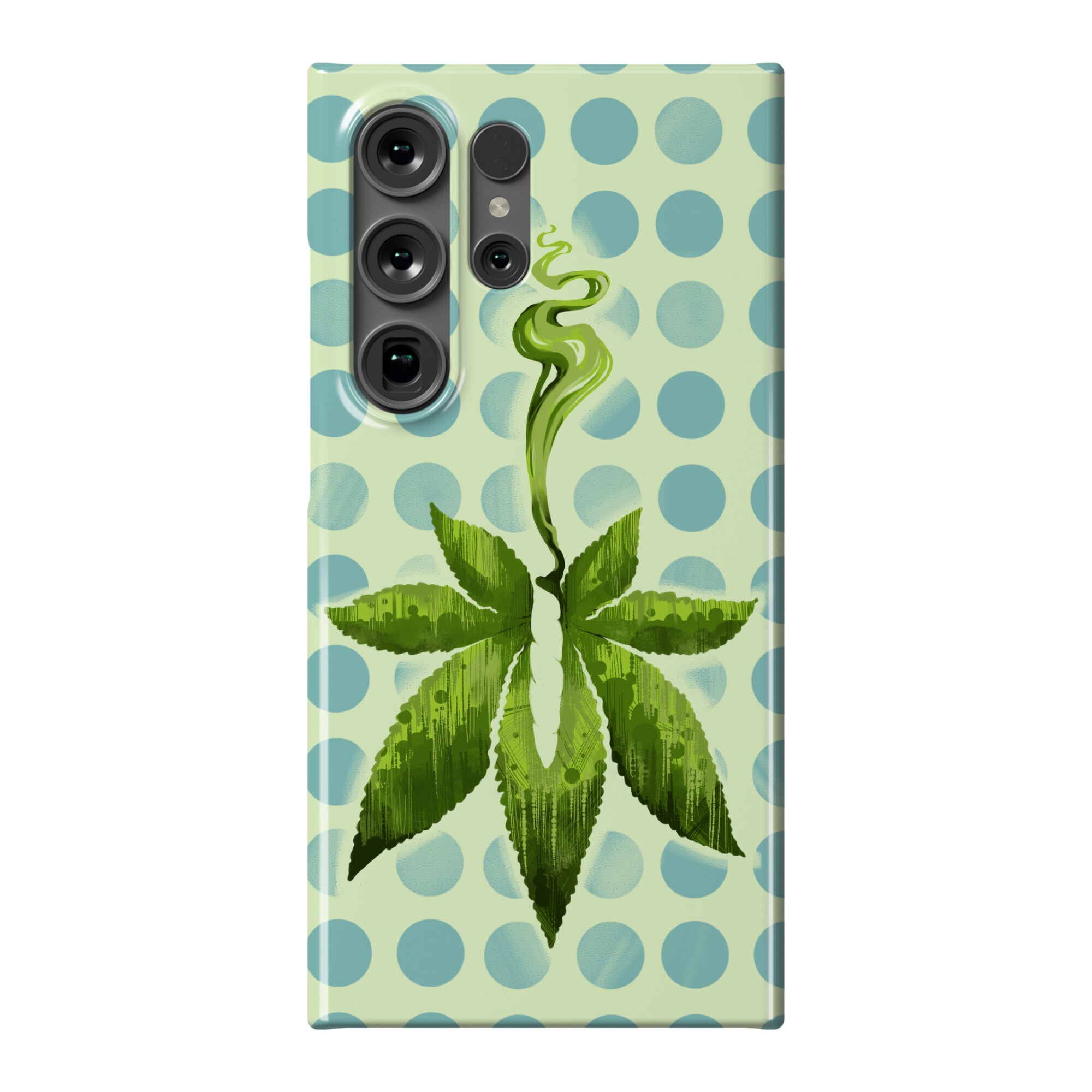 Green Leaf- Cannabis Phone Case