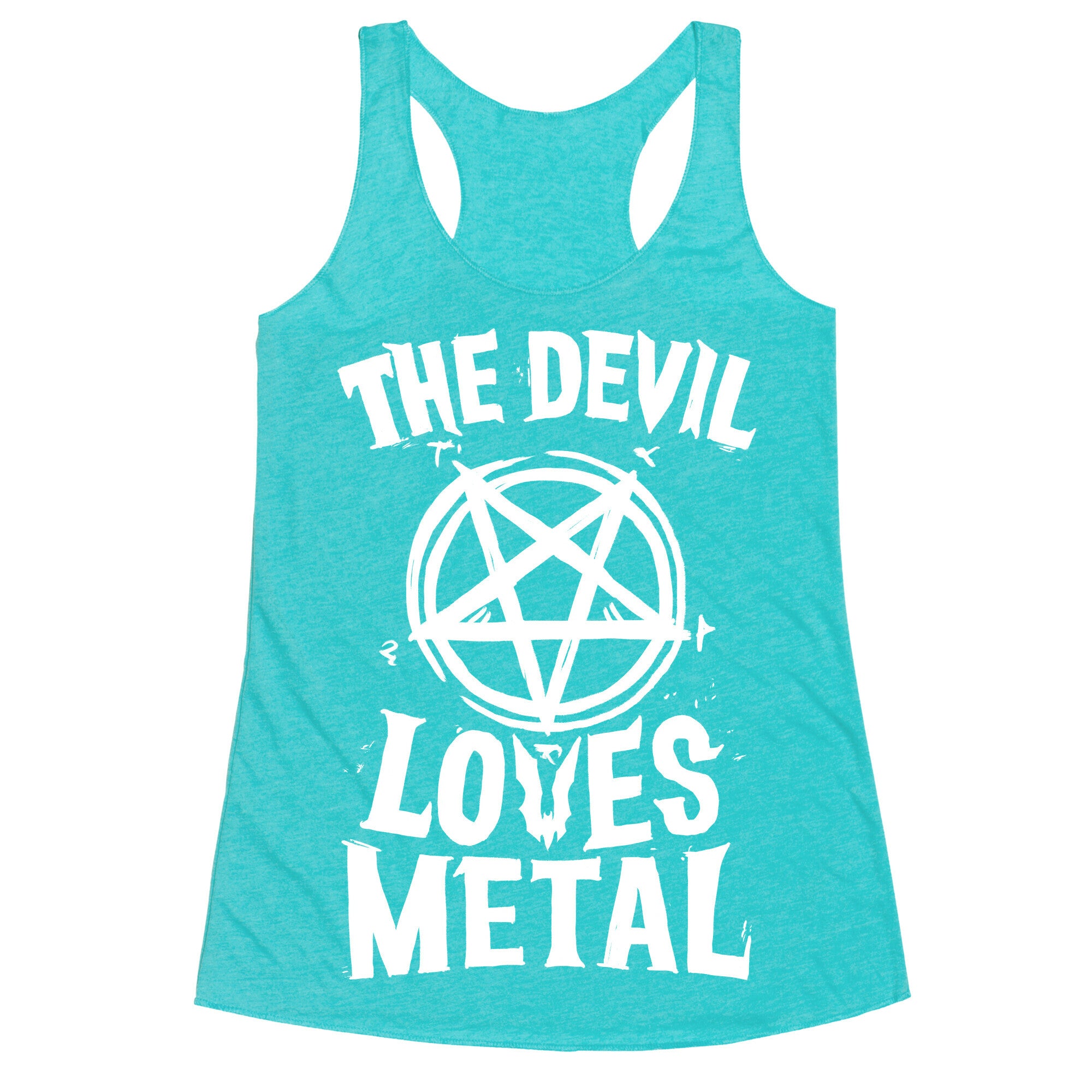 The Devil Loves Metal Racerback Tank