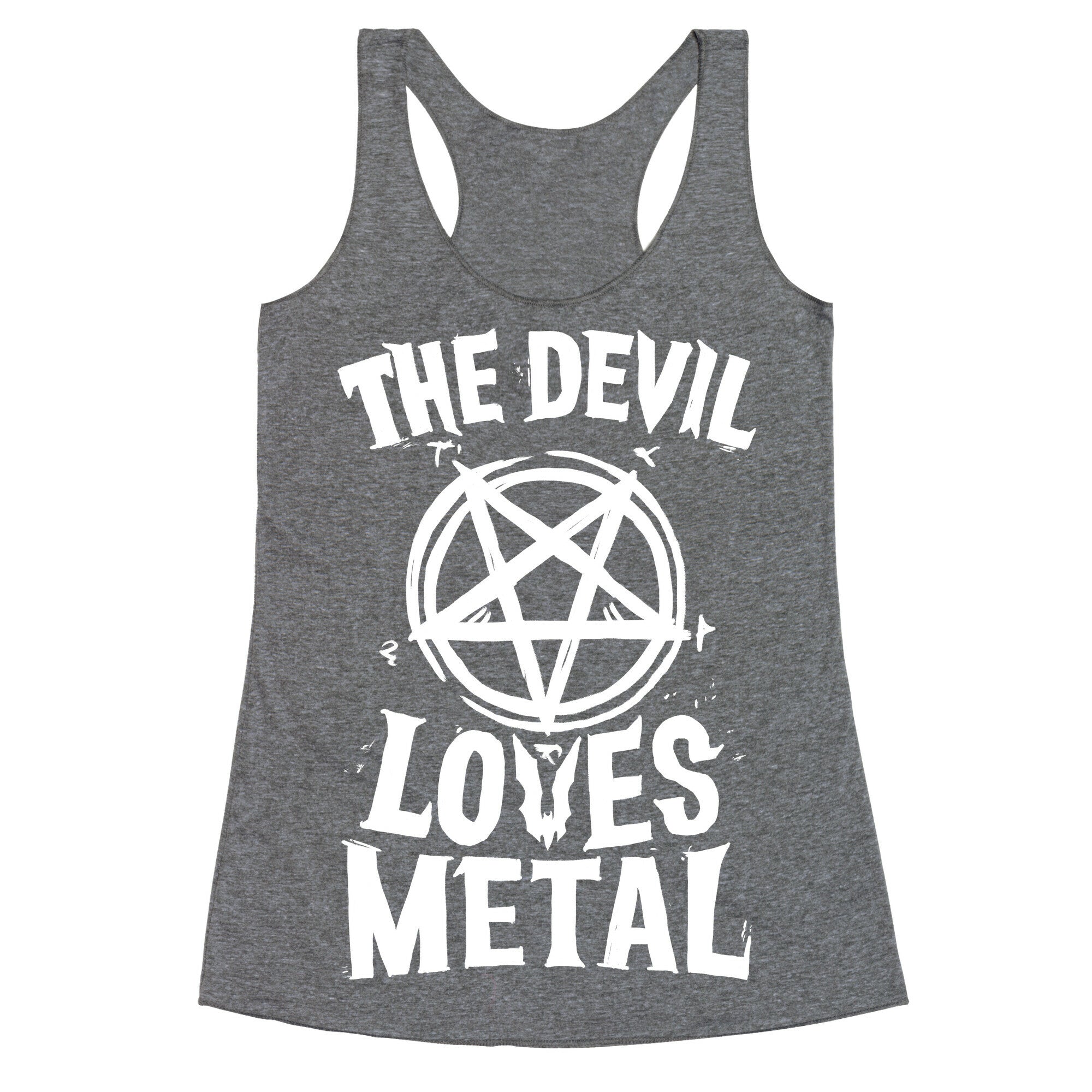 The Devil Loves Metal Racerback Tank