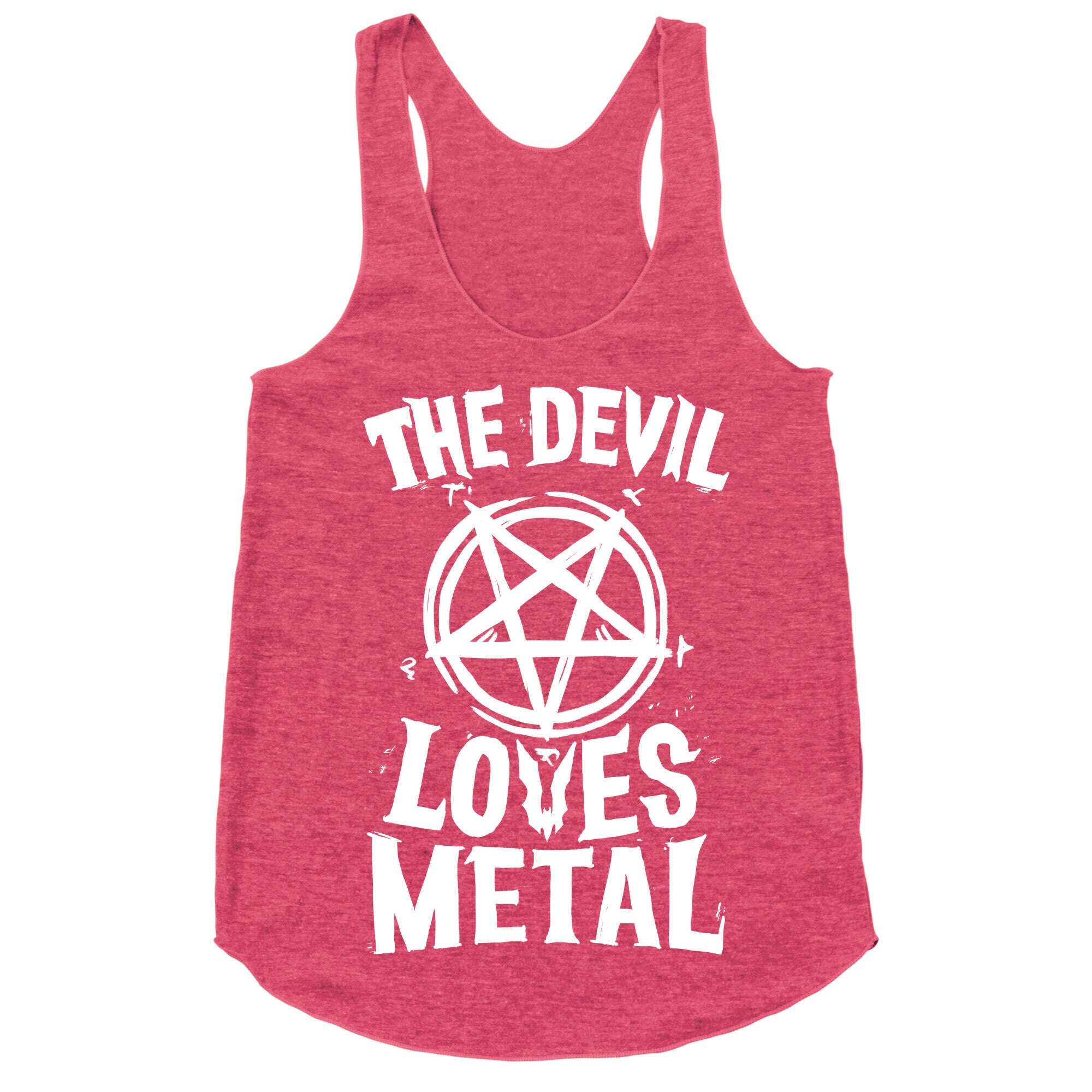The Devil Loves Metal Racerback Tank