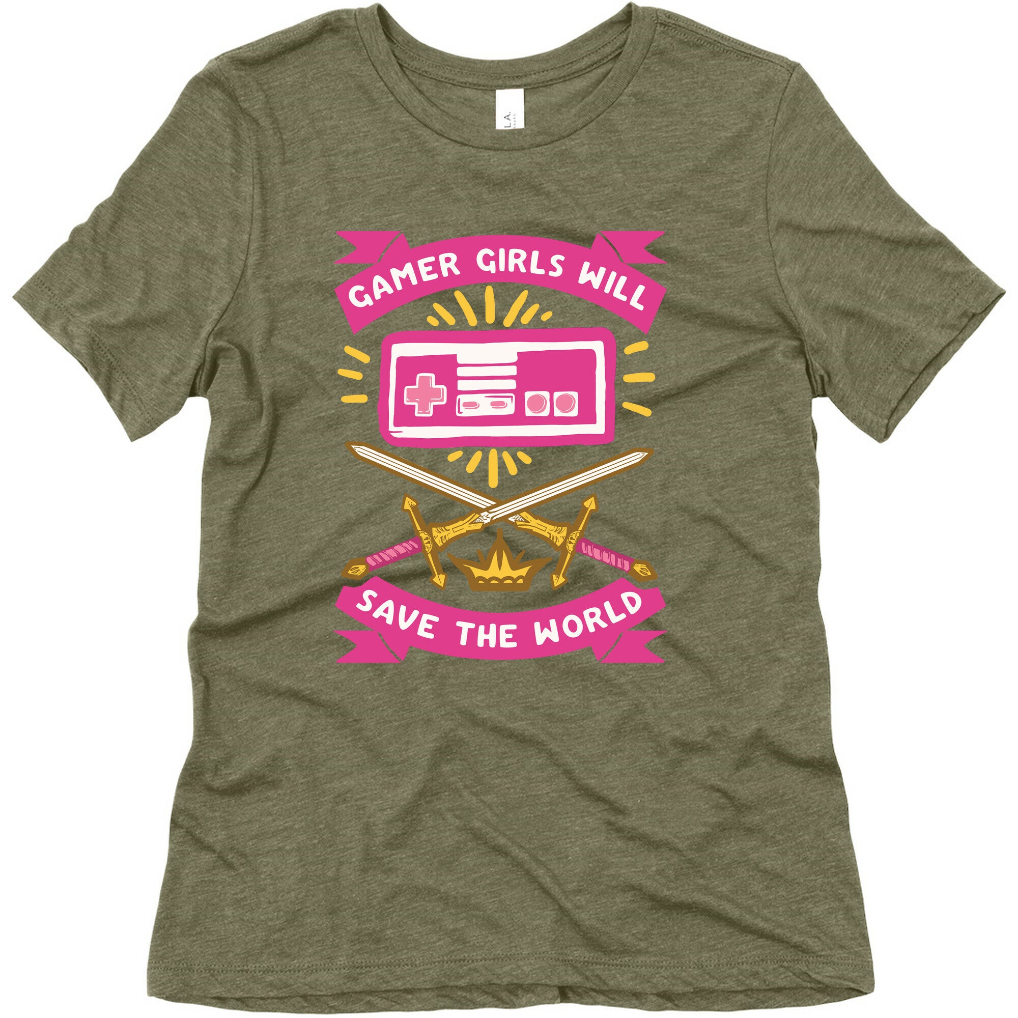 Gamer Girls Will Save The World Women's Triblend Tee