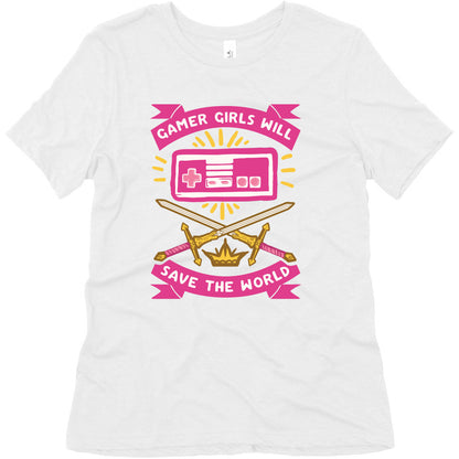 Gamer Girls Will Save The World Women's Triblend Tee