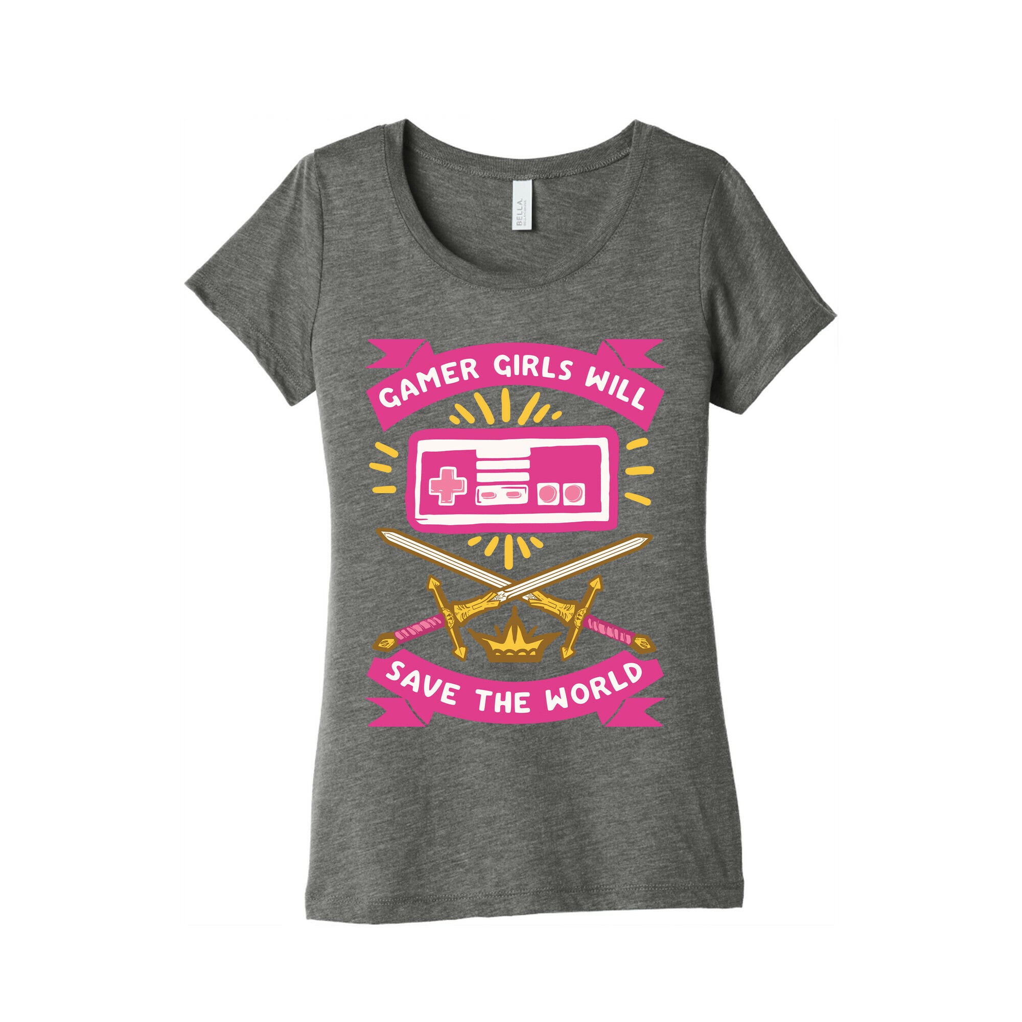 Gamer Girls Will Save The World Women's Triblend Tee