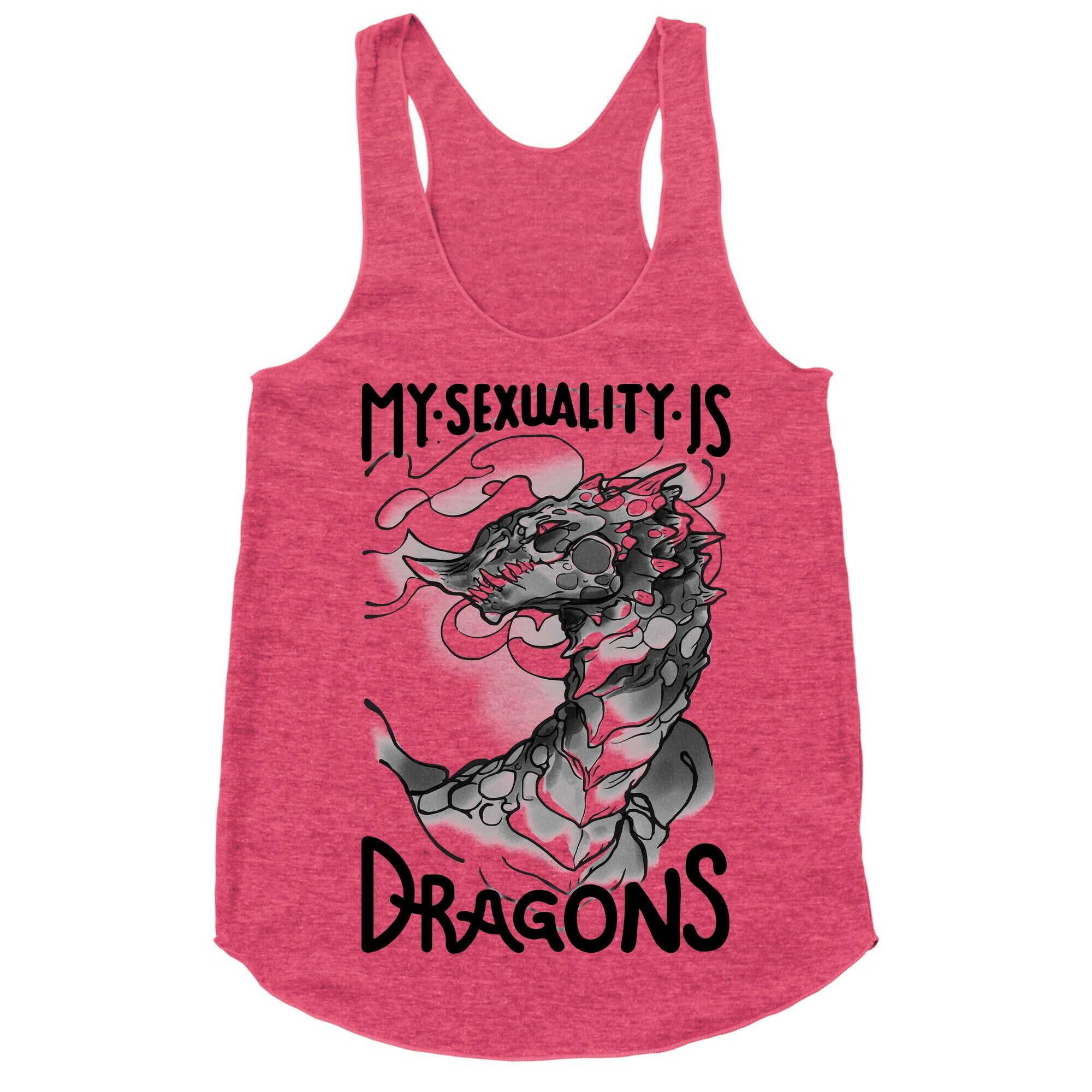 My Sexuality Is Dragons Racerback Tank