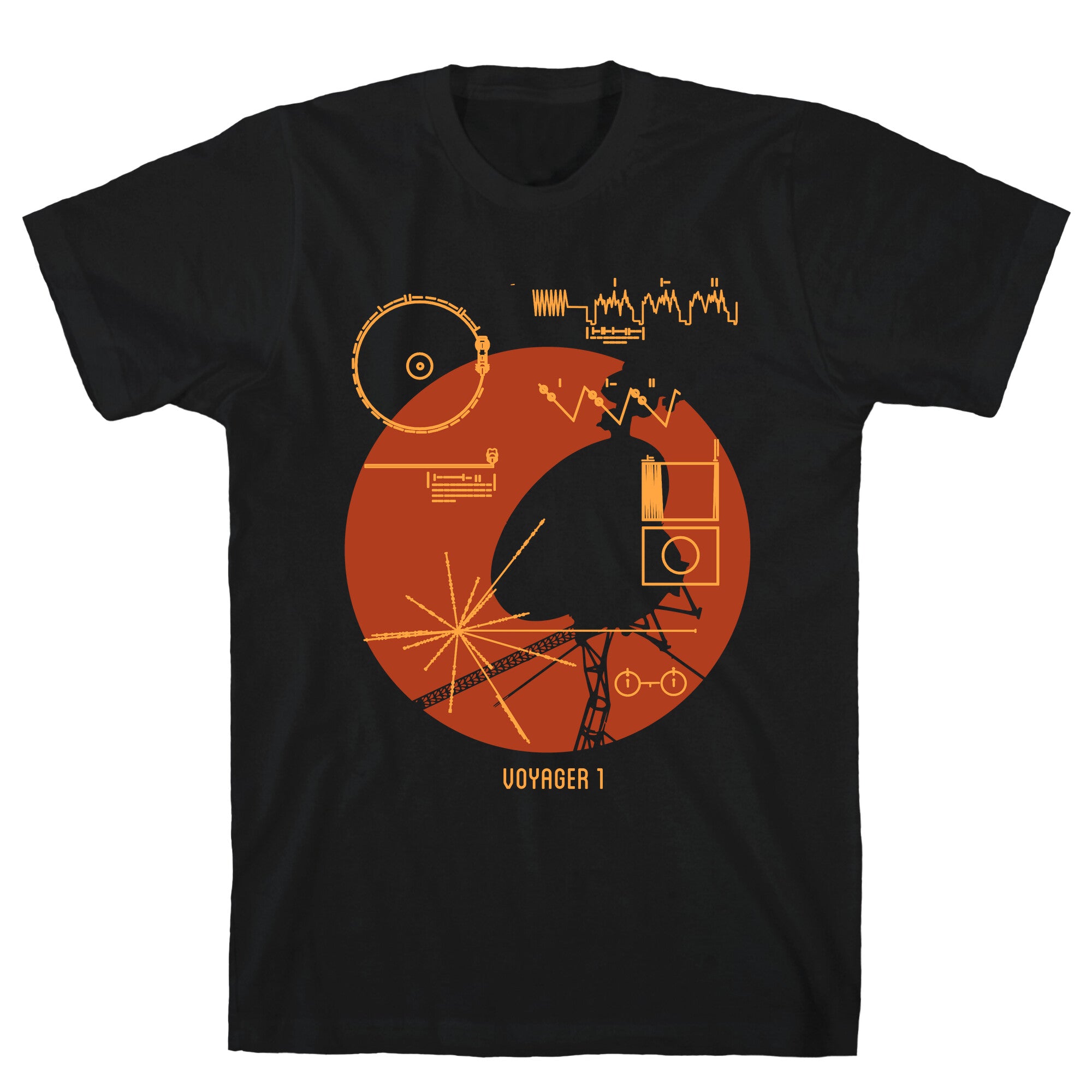 Retro Voyager 1 Golden Record T-Shirt