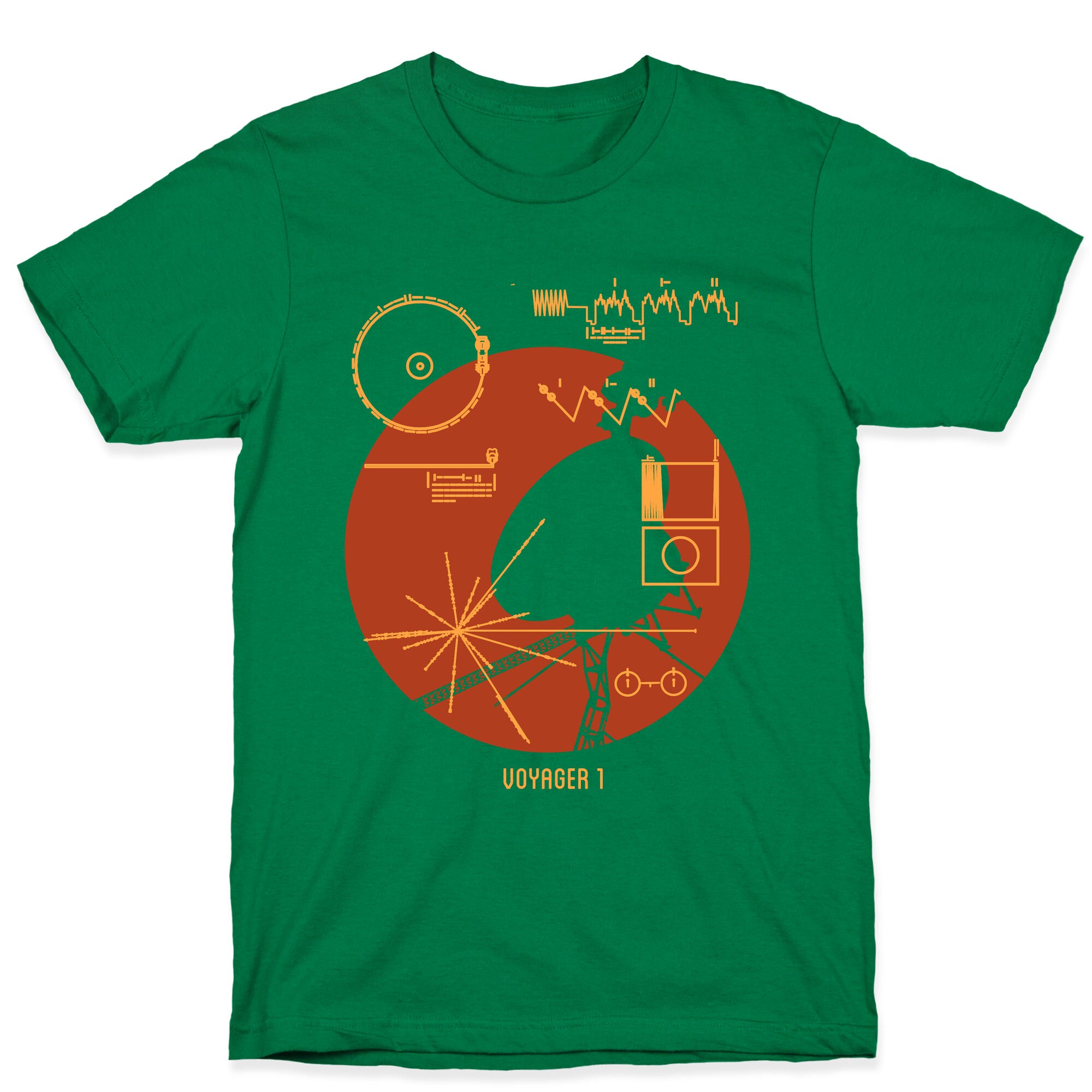Retro Voyager 1 Golden Record T-Shirt