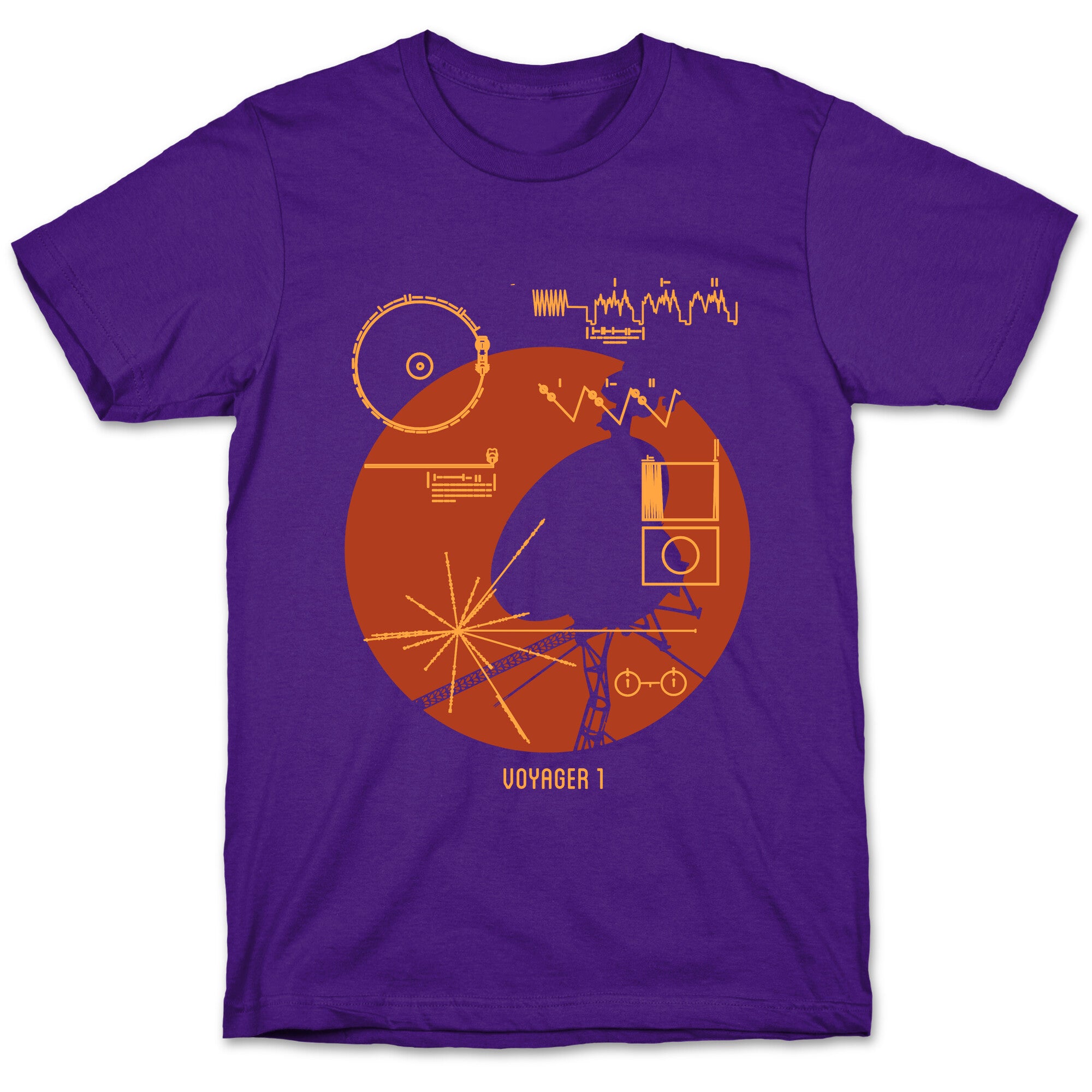 Retro Voyager 1 Golden Record T-Shirt