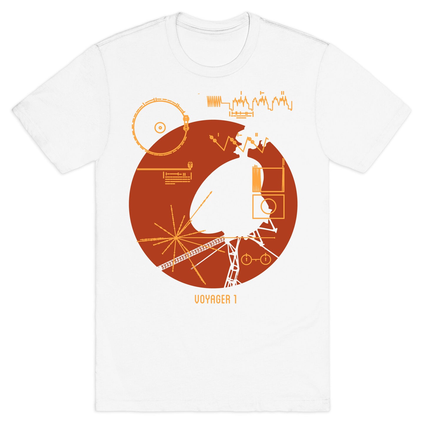 Retro Voyager 1 Golden Record T-Shirt