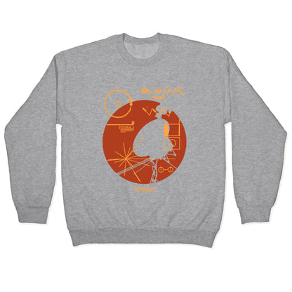Retro Voyager 1 Golden Record Crewneck Sweatshirt