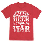 Make Beer Not War Unisex Triblend Tee