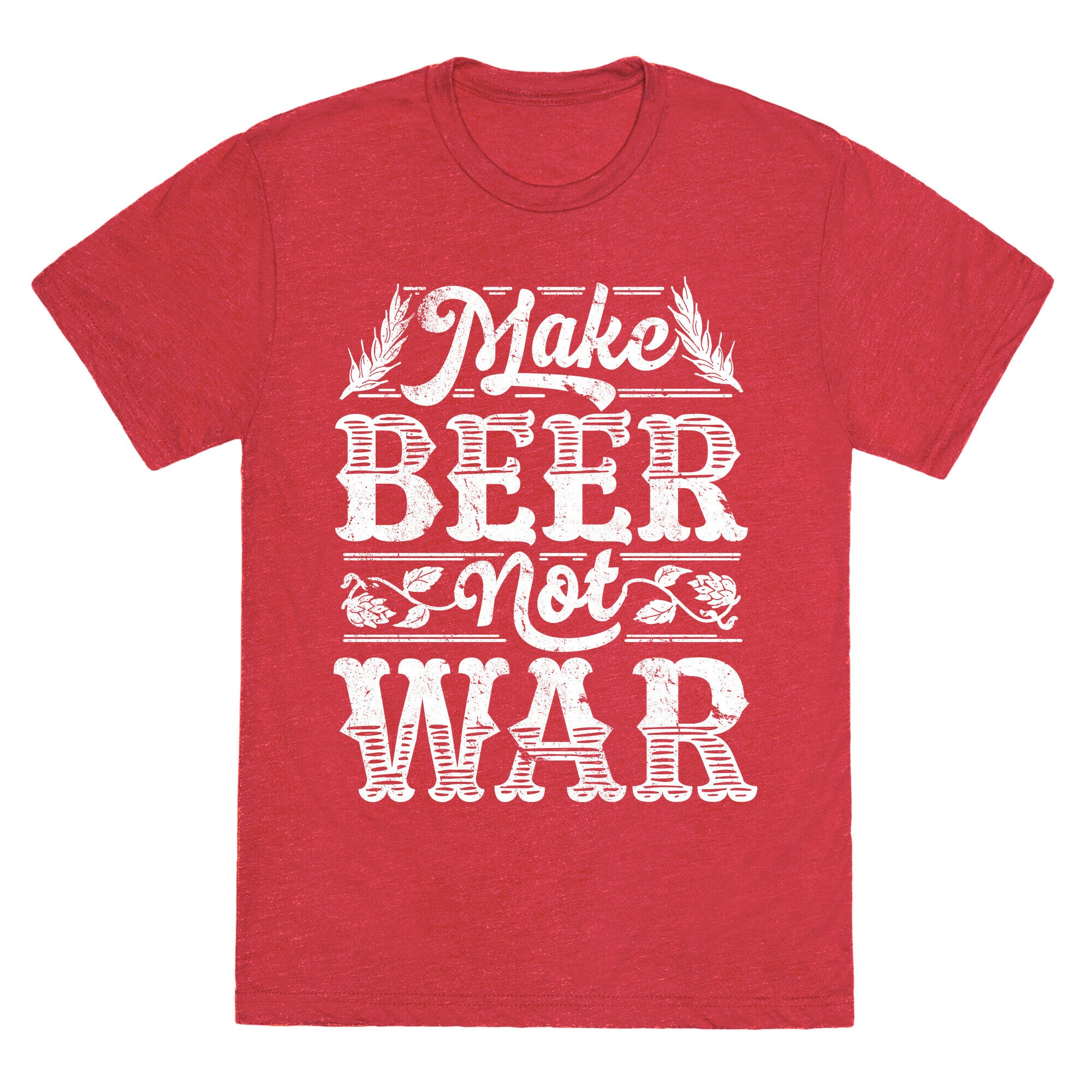 Make Beer Not War Unisex Triblend Tee