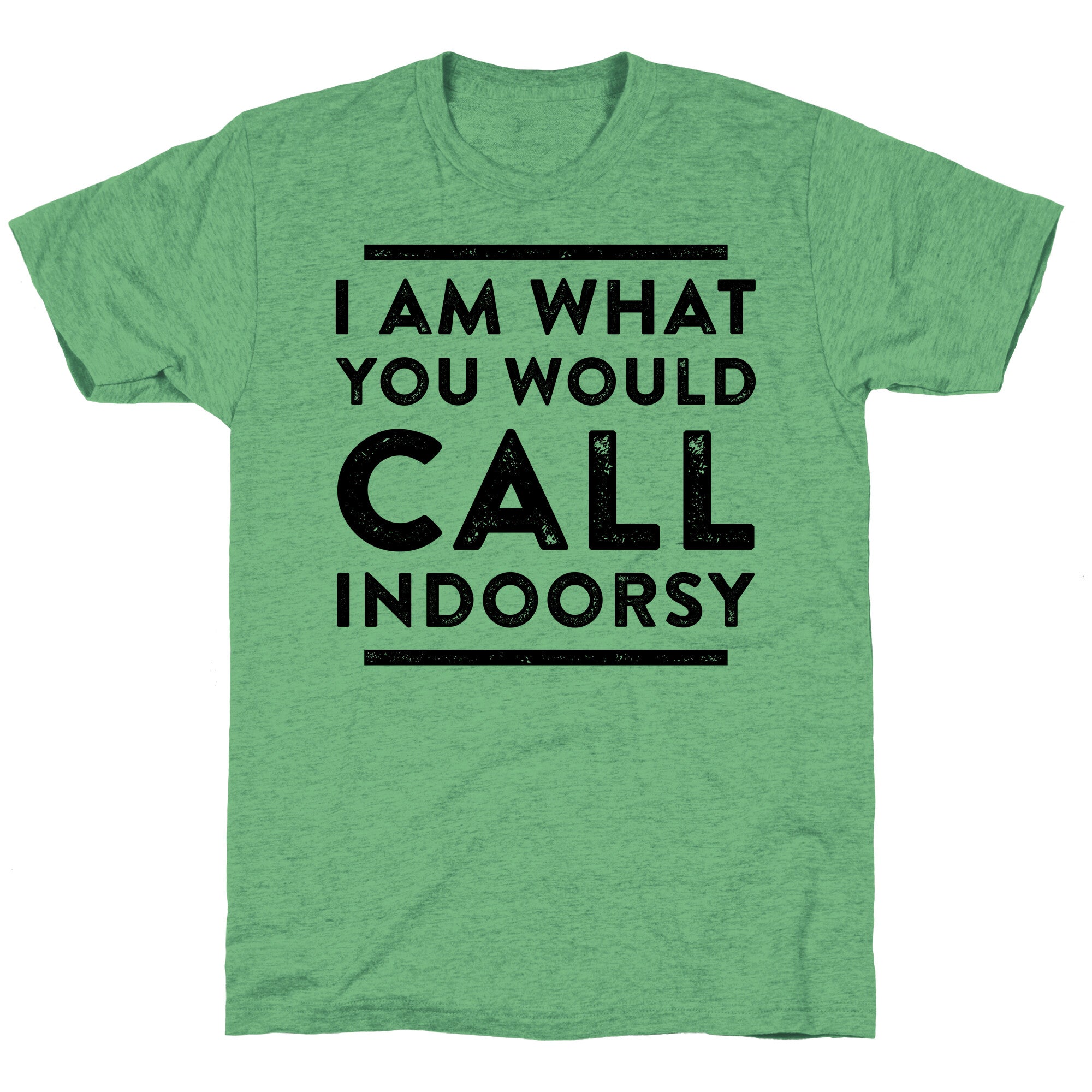 I Am What You Would Call Indoorsy Unisex Triblend Tee