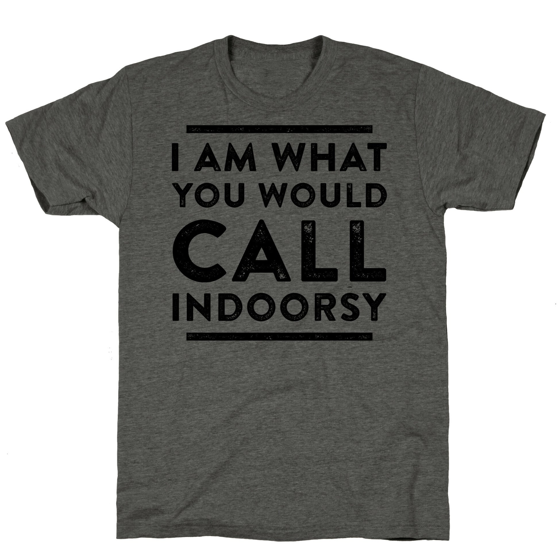 I Am What You Would Call Indoorsy Unisex Triblend Tee