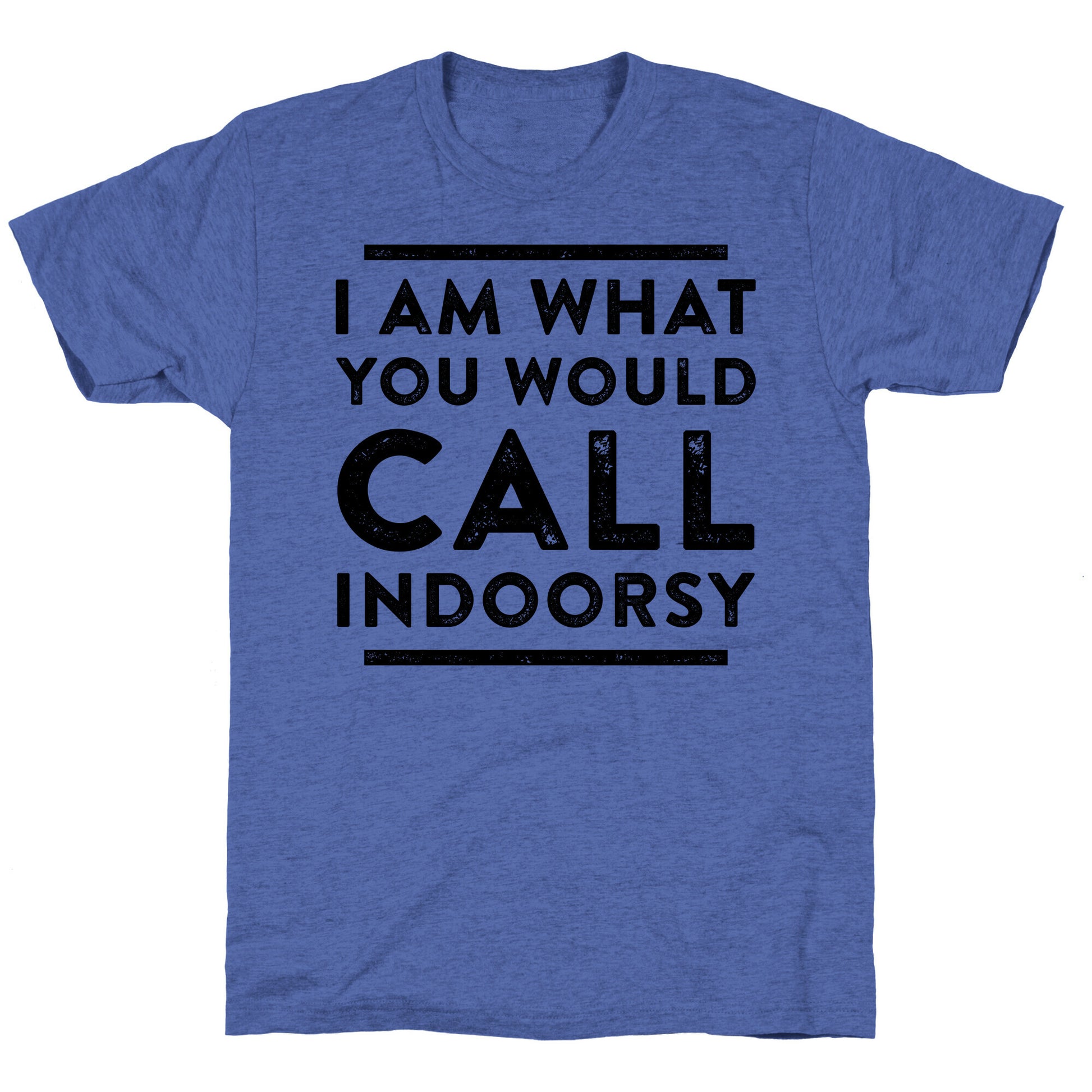 I Am What You Would Call Indoorsy Unisex Triblend Tee
