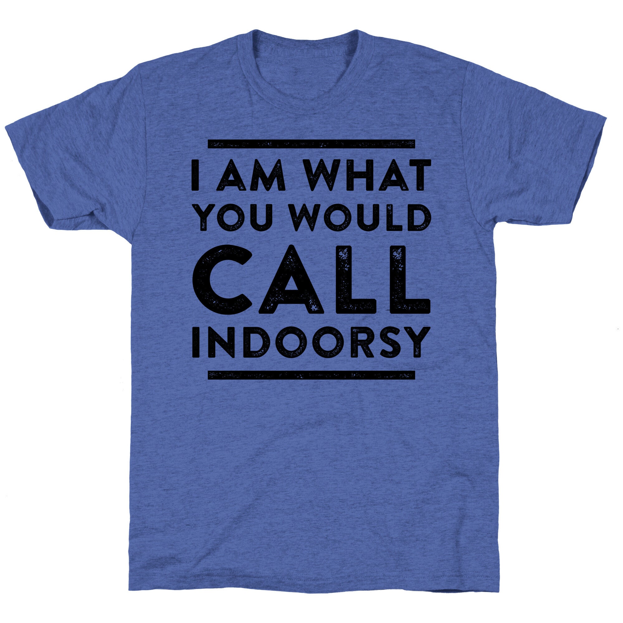 I Am What You Would Call Indoorsy Unisex Triblend Tee