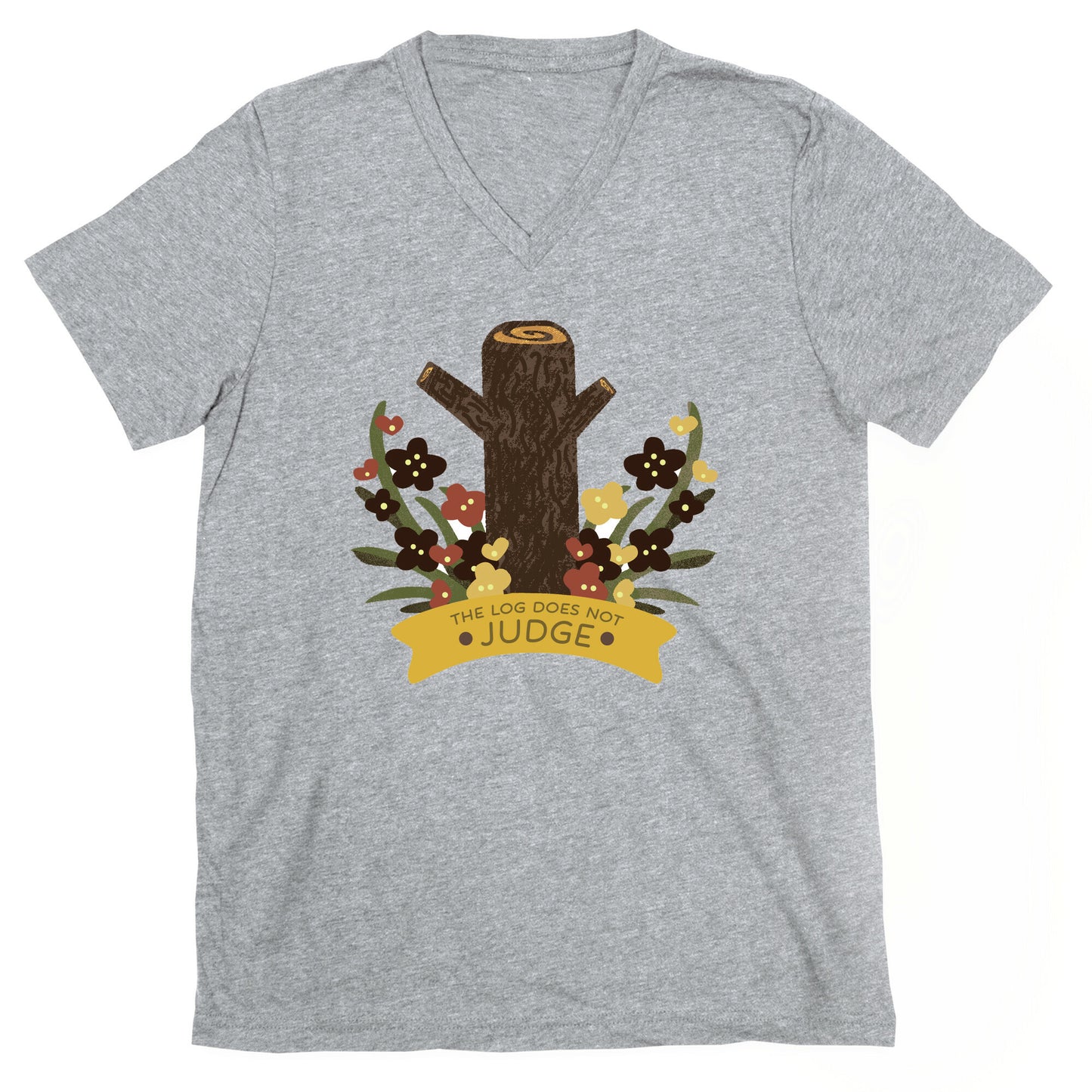 The Log Does Not Judge V-Neck