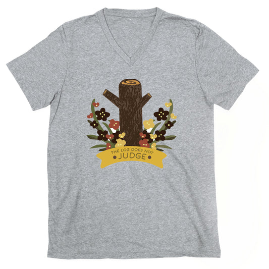 The Log Does Not Judge V-Neck