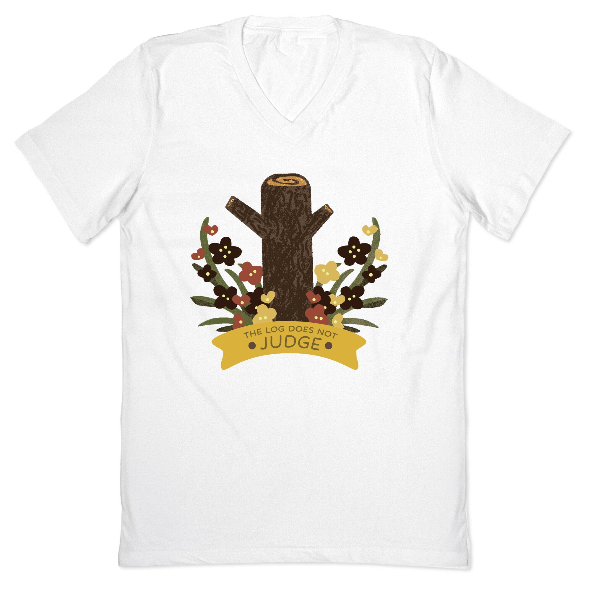 The Log Does Not Judge V-Neck