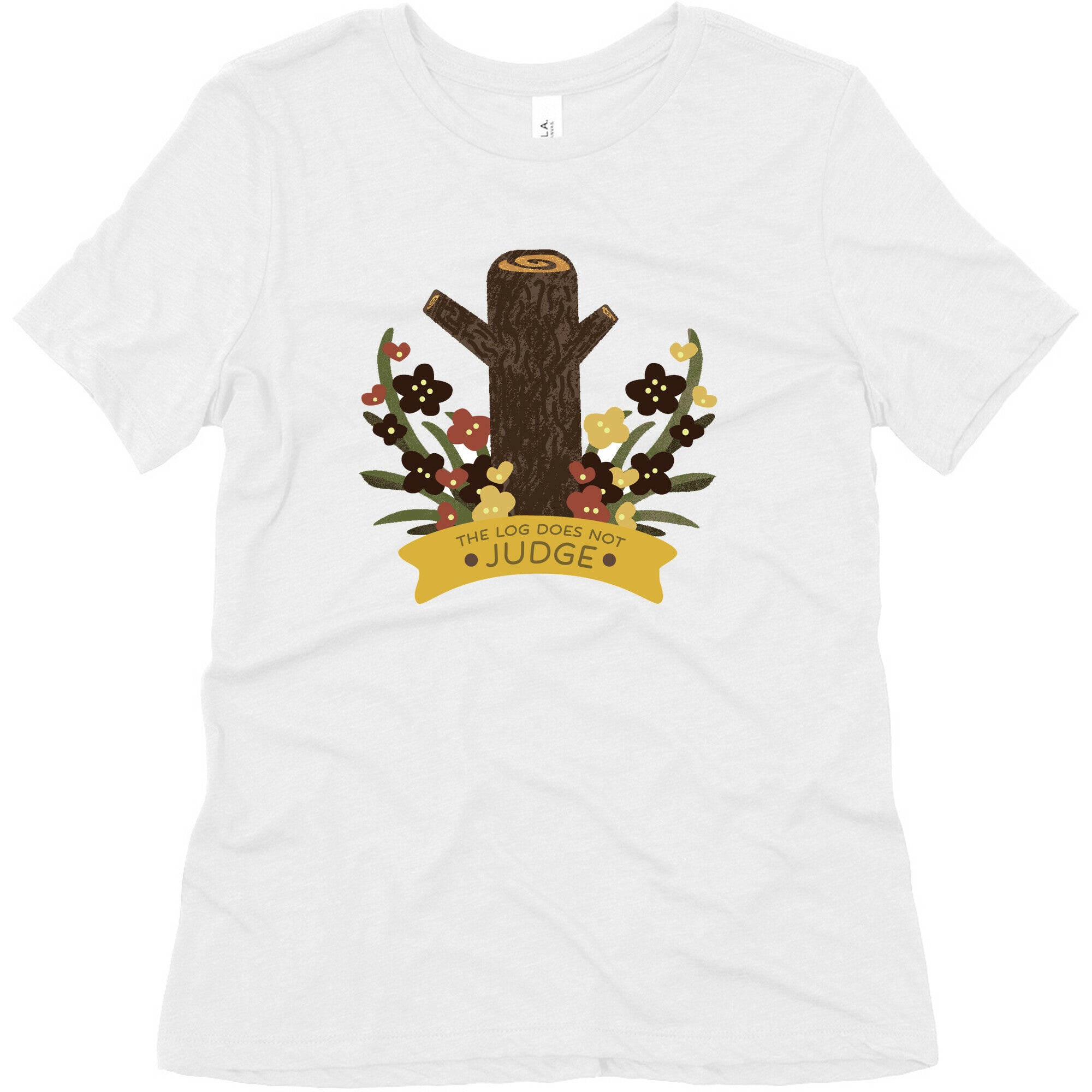 The Log Does Not Judge Women's Triblend Tee
