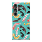 Cute Bright Axolotl Pattern Phone Case