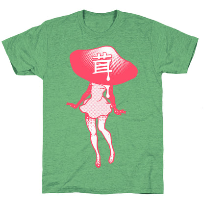 Mushroom Girl Unisex Triblend Tee