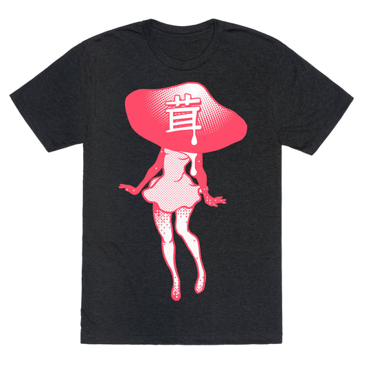 Mushroom Girl Unisex Triblend Tee