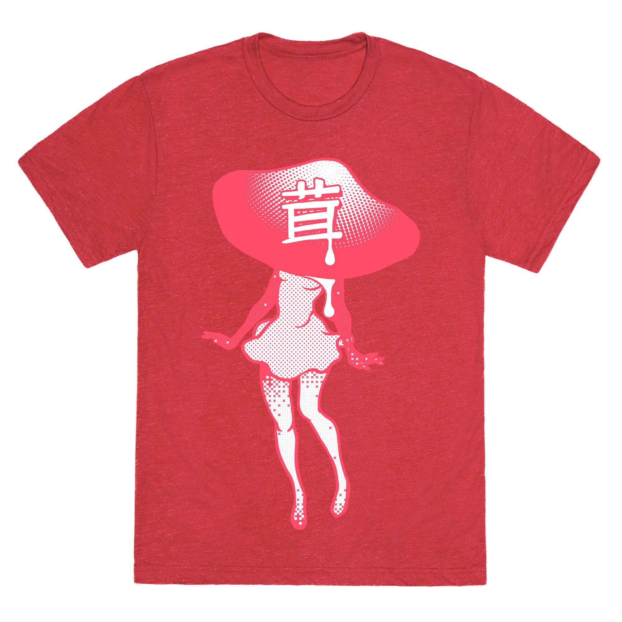 Mushroom Girl Unisex Triblend Tee