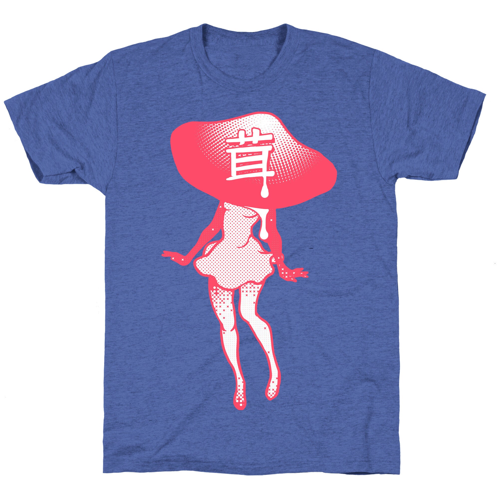 Mushroom Girl Unisex Triblend Tee