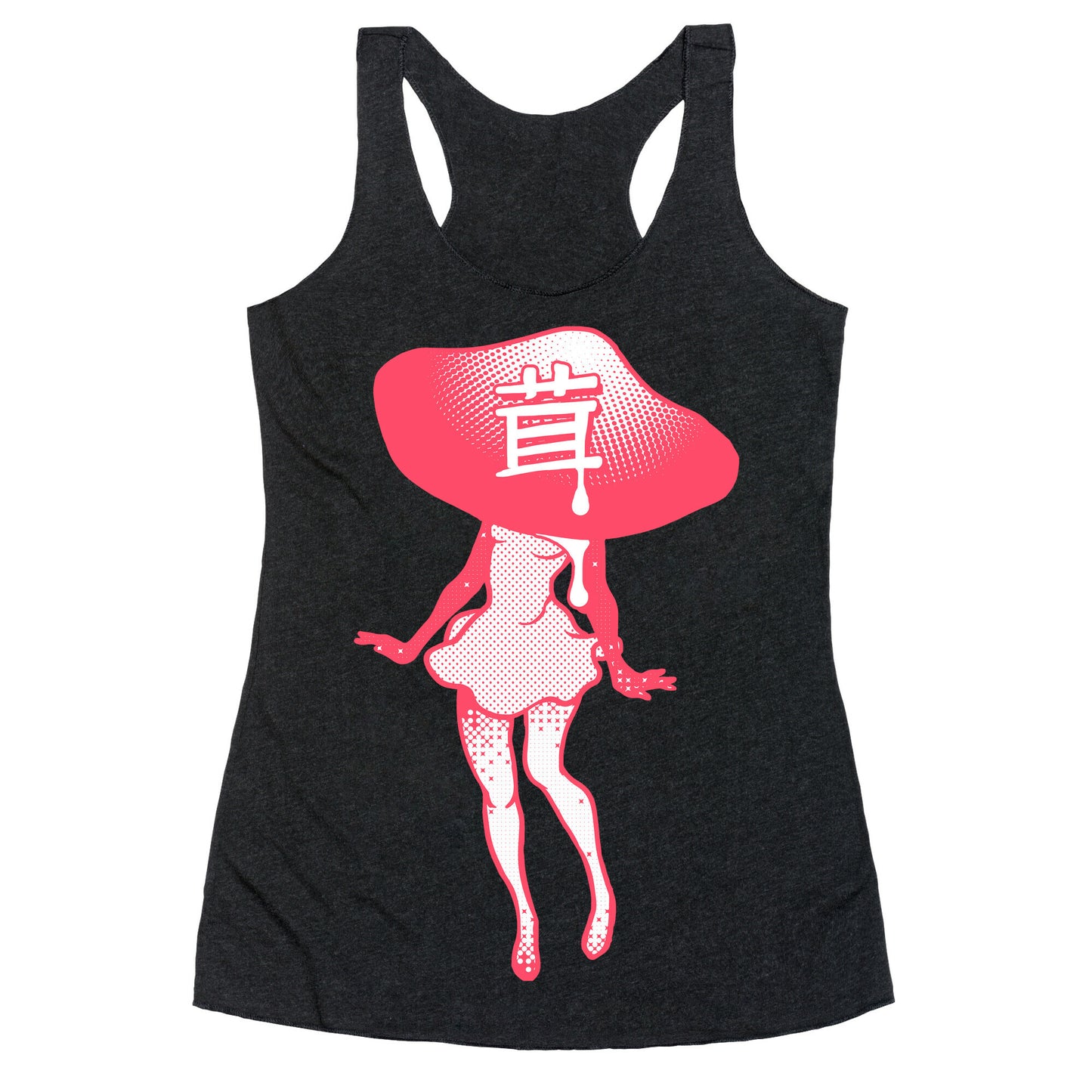 Mushroom Girl Racerback Tank