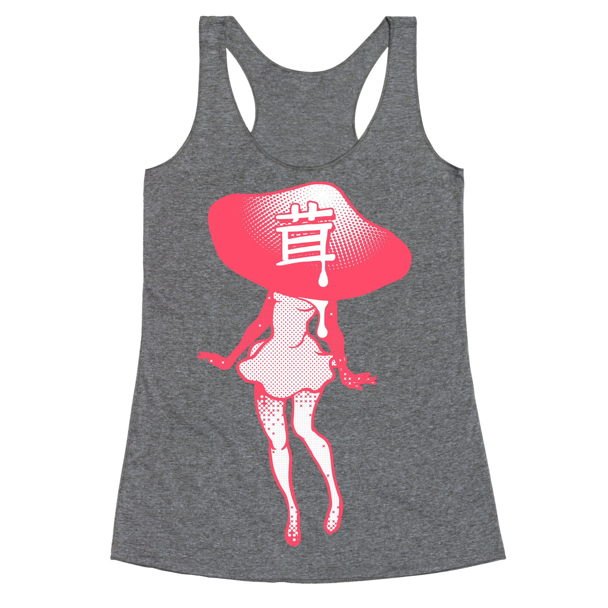 Mushroom Girl Racerback Tank
