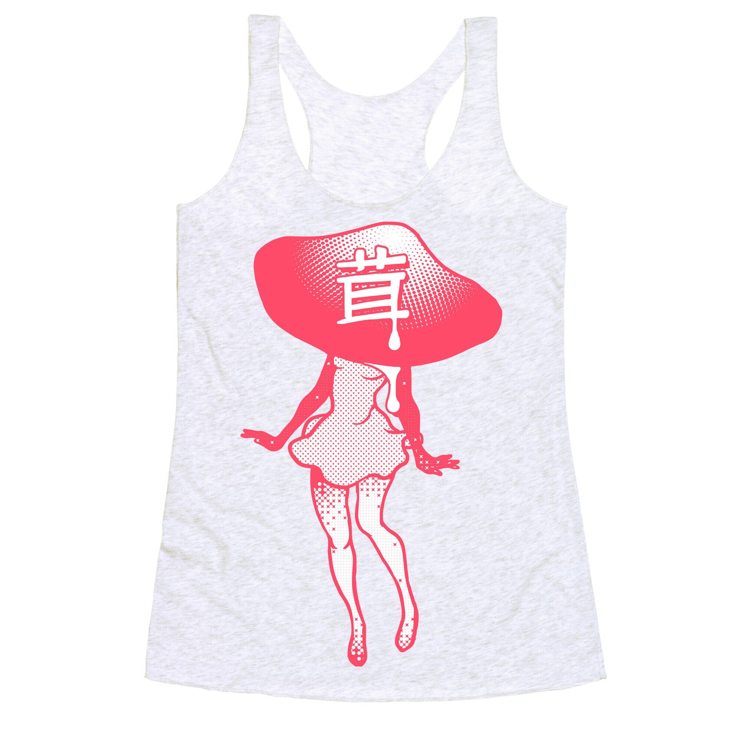 Mushroom Girl Racerback Tank