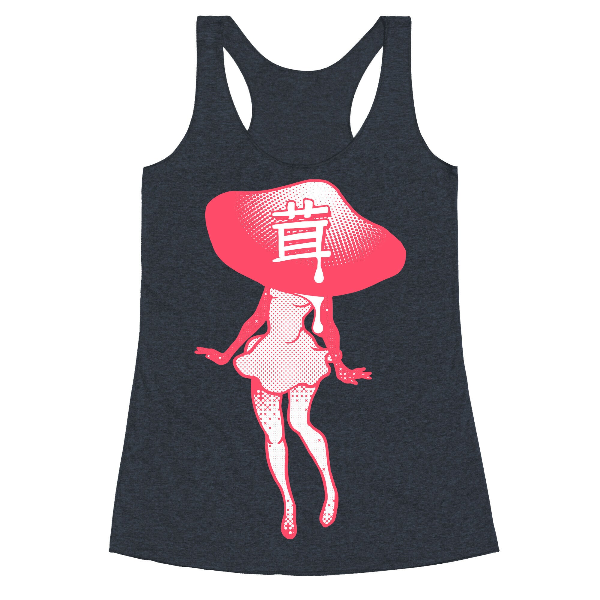Mushroom Girl Racerback Tank