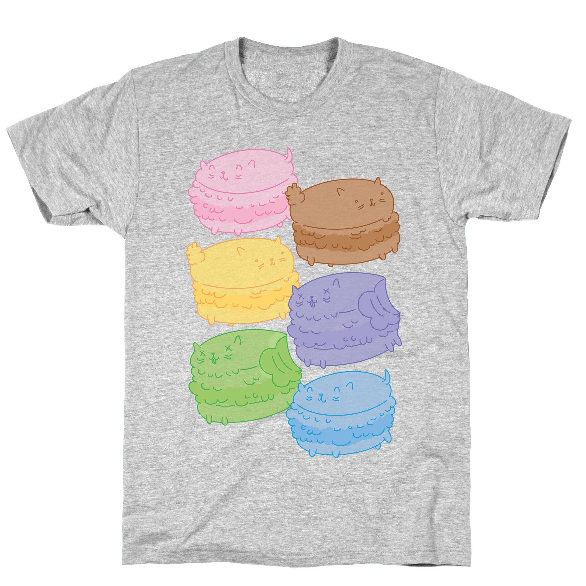 Cat Macarons T-Shirt