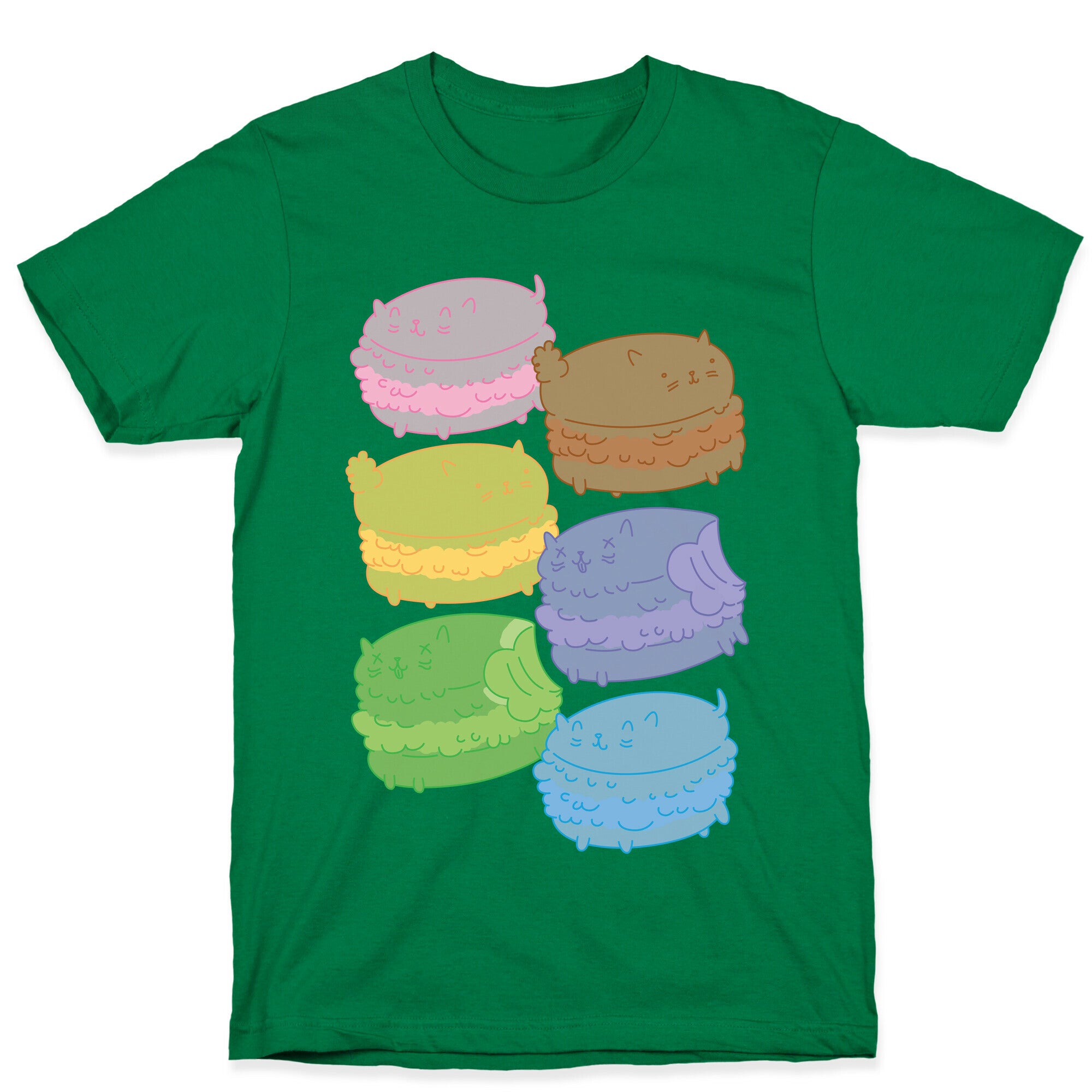 Cat Macarons T-Shirt