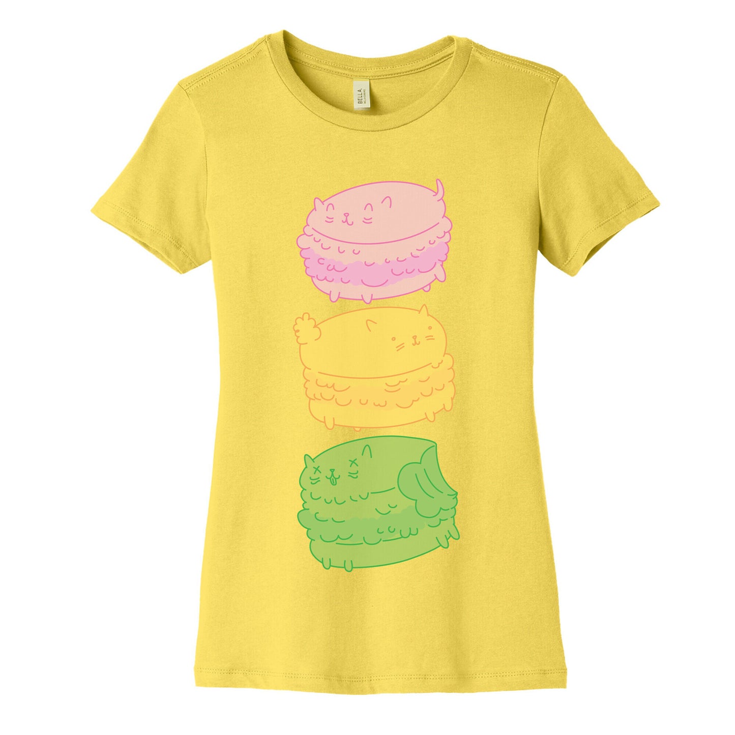 Cat Macarons Women's Cotton Tee