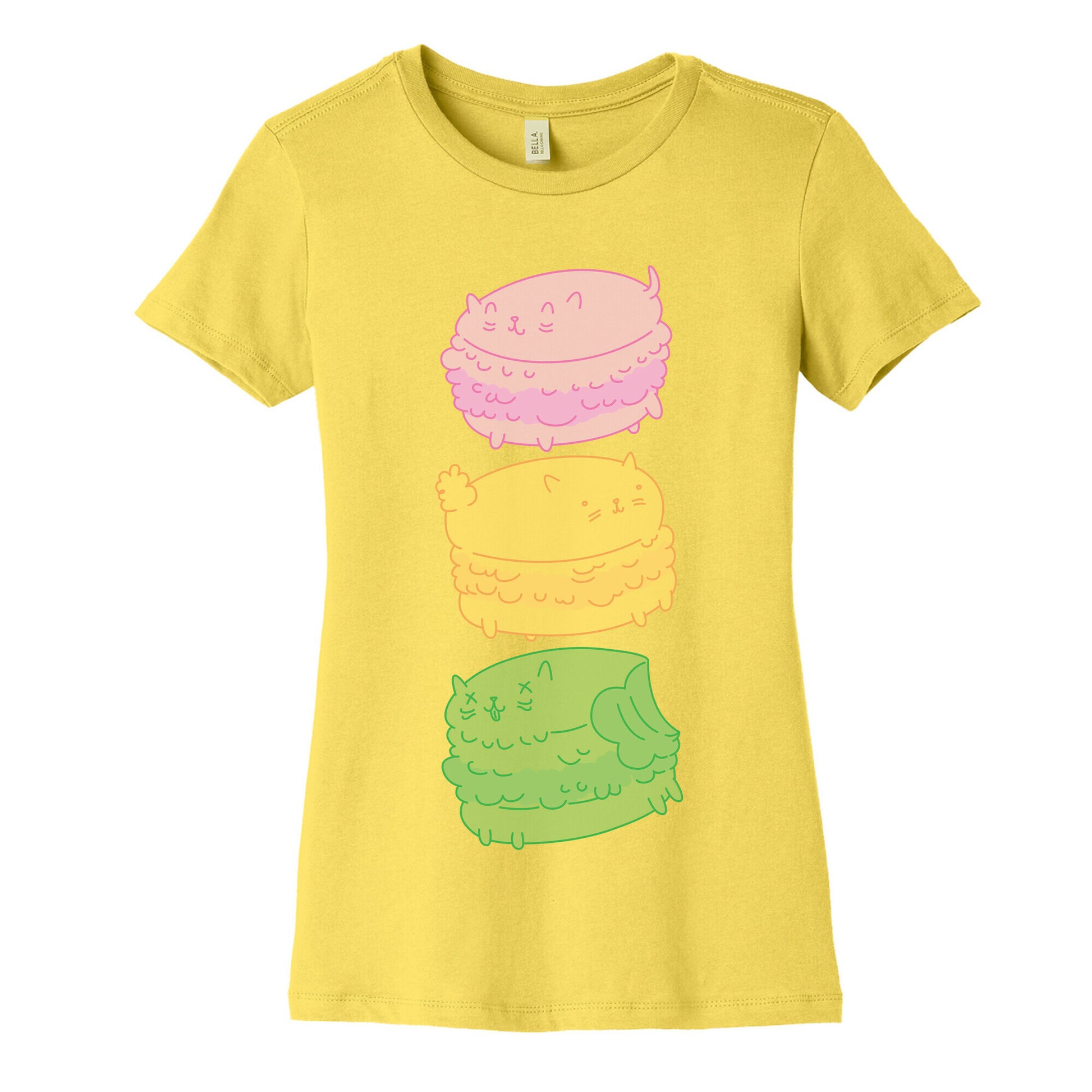 Cat Macarons Women's Cotton Tee