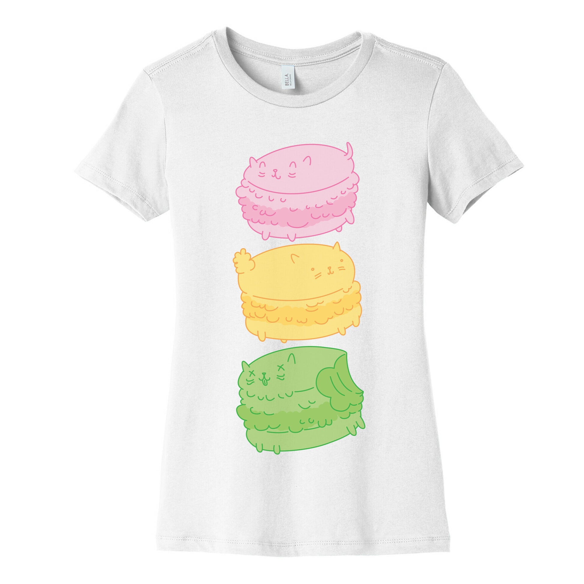 Cat Macarons Women's Cotton Tee