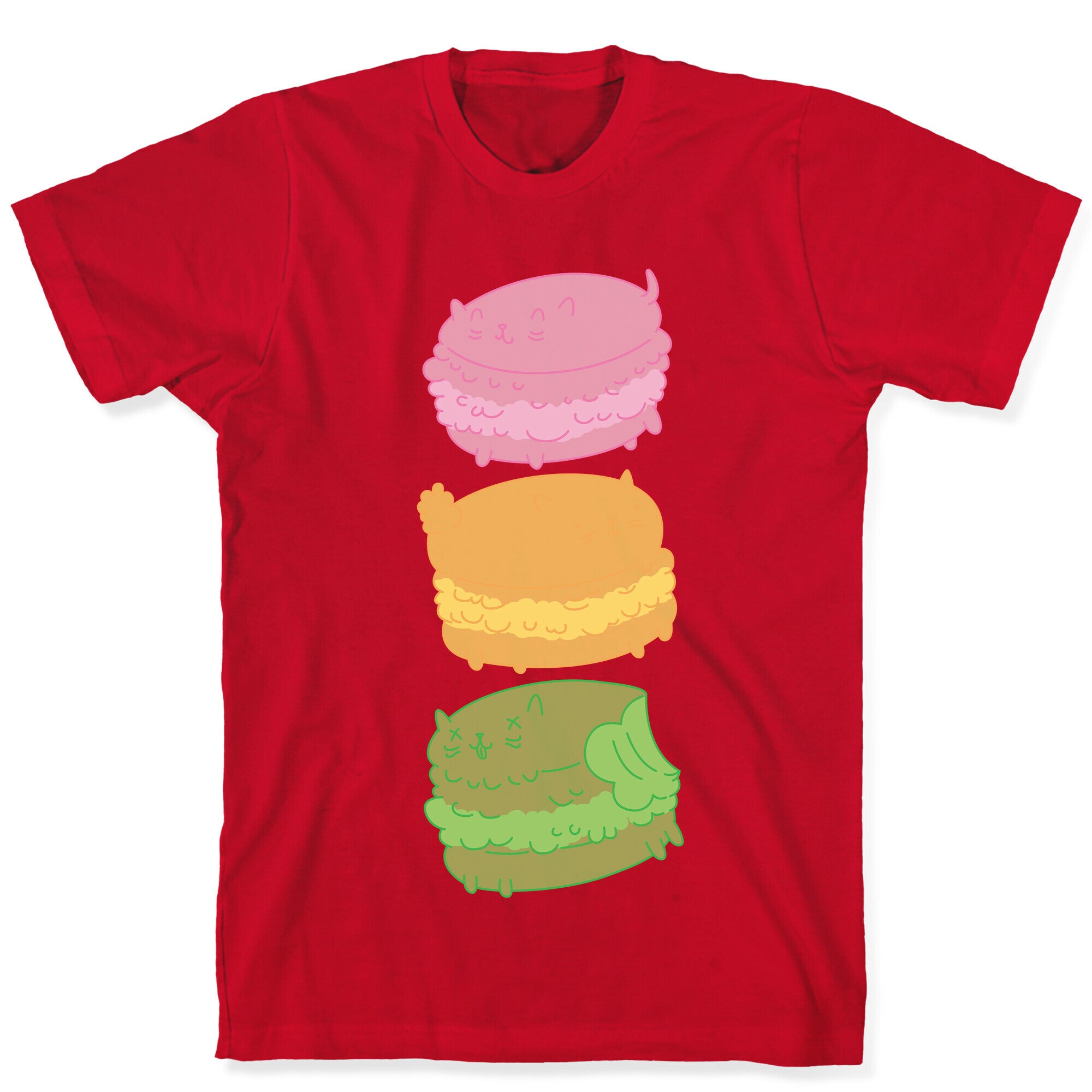 Cat Macarons T-Shirt