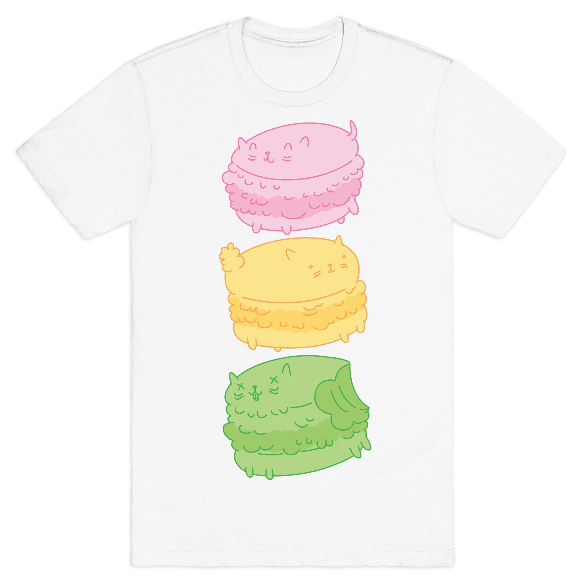 Cat Macarons T-Shirt