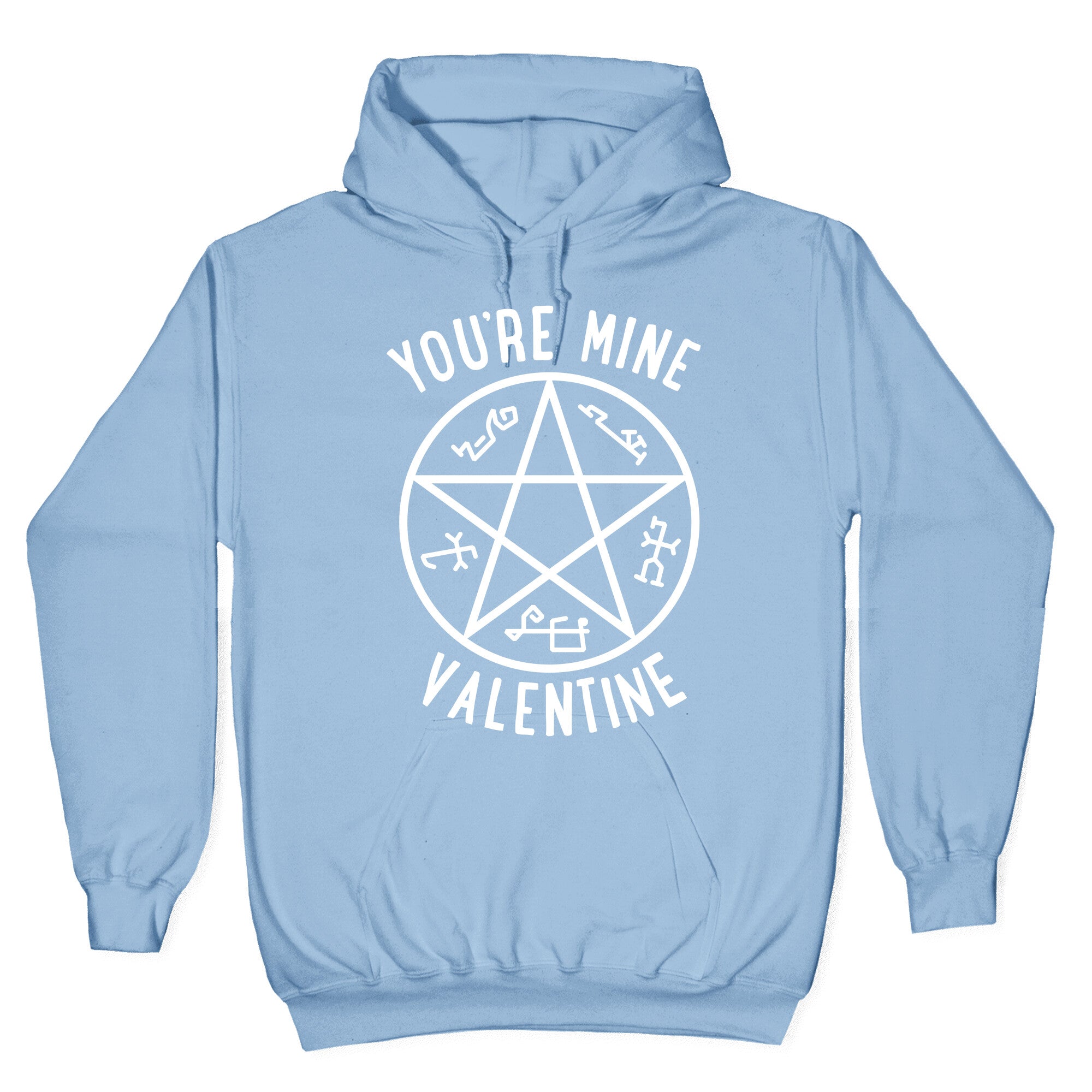 Devil's Trap Supernatural Valentine Hoodie