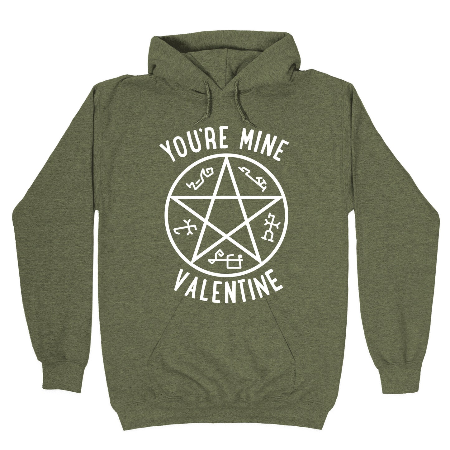 Devil's Trap Supernatural Valentine Hoodie