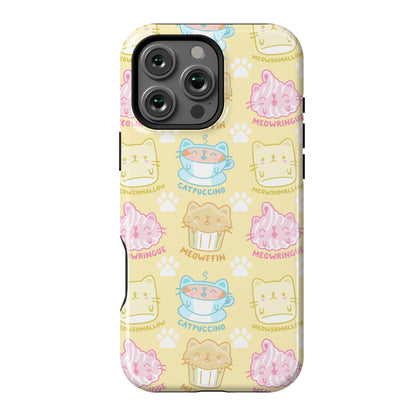 Cute Cat Snacks Pattern Phone Case