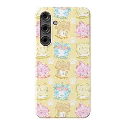 Cute Cat Snacks Pattern Phone Case